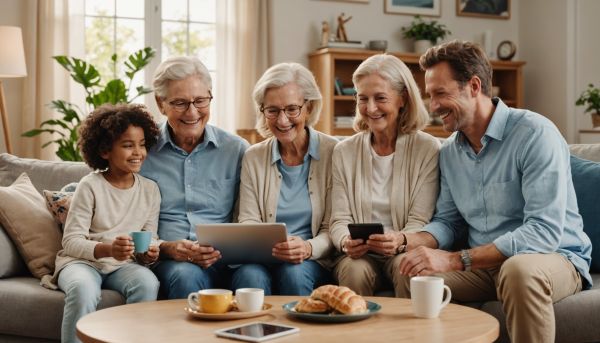Rester en contact avec sa famille grâce aux tablettes